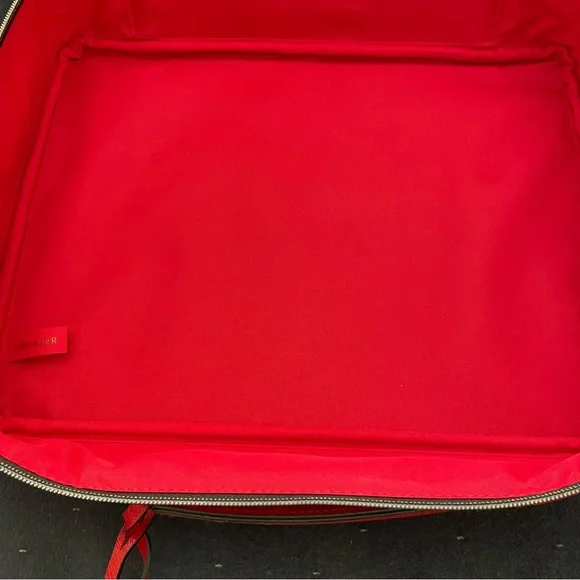 Estee Lauder Red Playing Cards Symbols Cosmetic Makeup Case - Picture 7 of 10